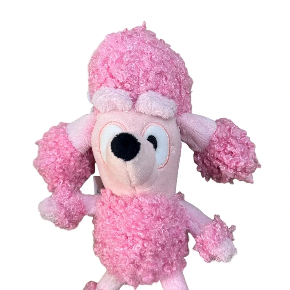 Bluey Coco the Poodle Plush Pink Stuffed Animal Moose Toys Ludo Studio 6 Inch
